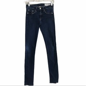 Rag and Bone High Rise Skinny Color Heritage 27